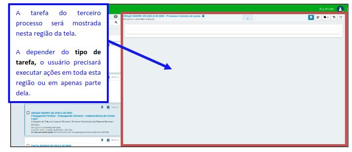 Execução da tarefa