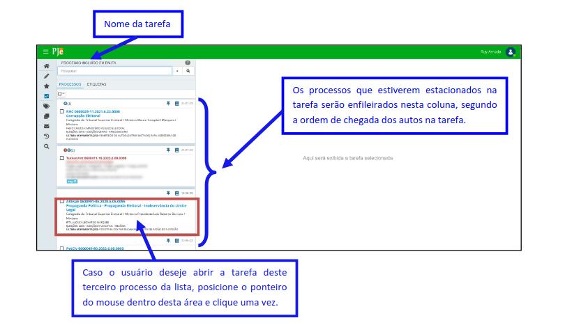 Seleção do processo